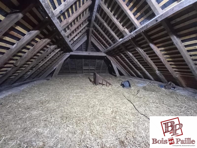 Isolation de combles perdu en botte de paille à Saint Maixent l'Ecole (79)